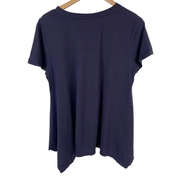 LOGO Navy Tunic Top Size X-Small - Picture 6 of 9